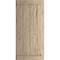 Ekena Millwork Rustic Four Board Joined Board-n-Batten Hand Hewn Faux Wood Shutters w/End Batten, 22W x 78H, PR SHUBJE22X78HHPR - alternate 3